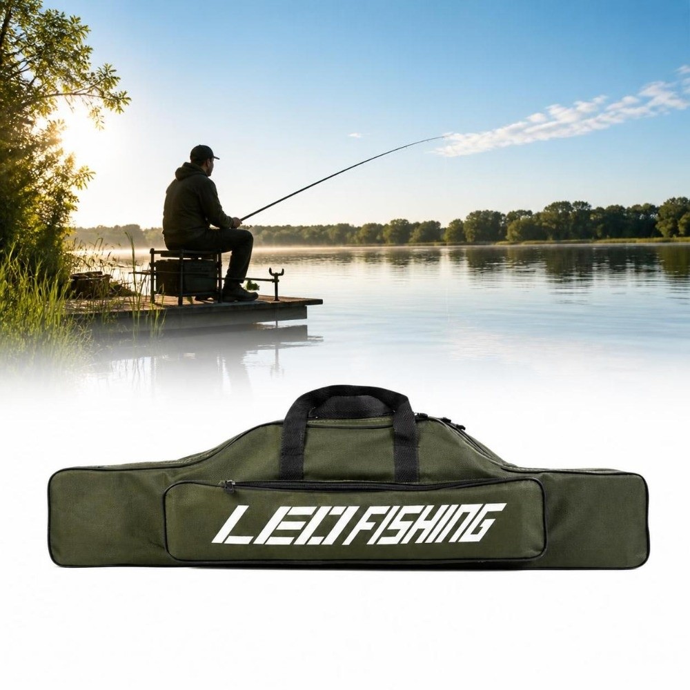 Fishing Rod Case - Tas Pancing Portabel dari Kain Oxford