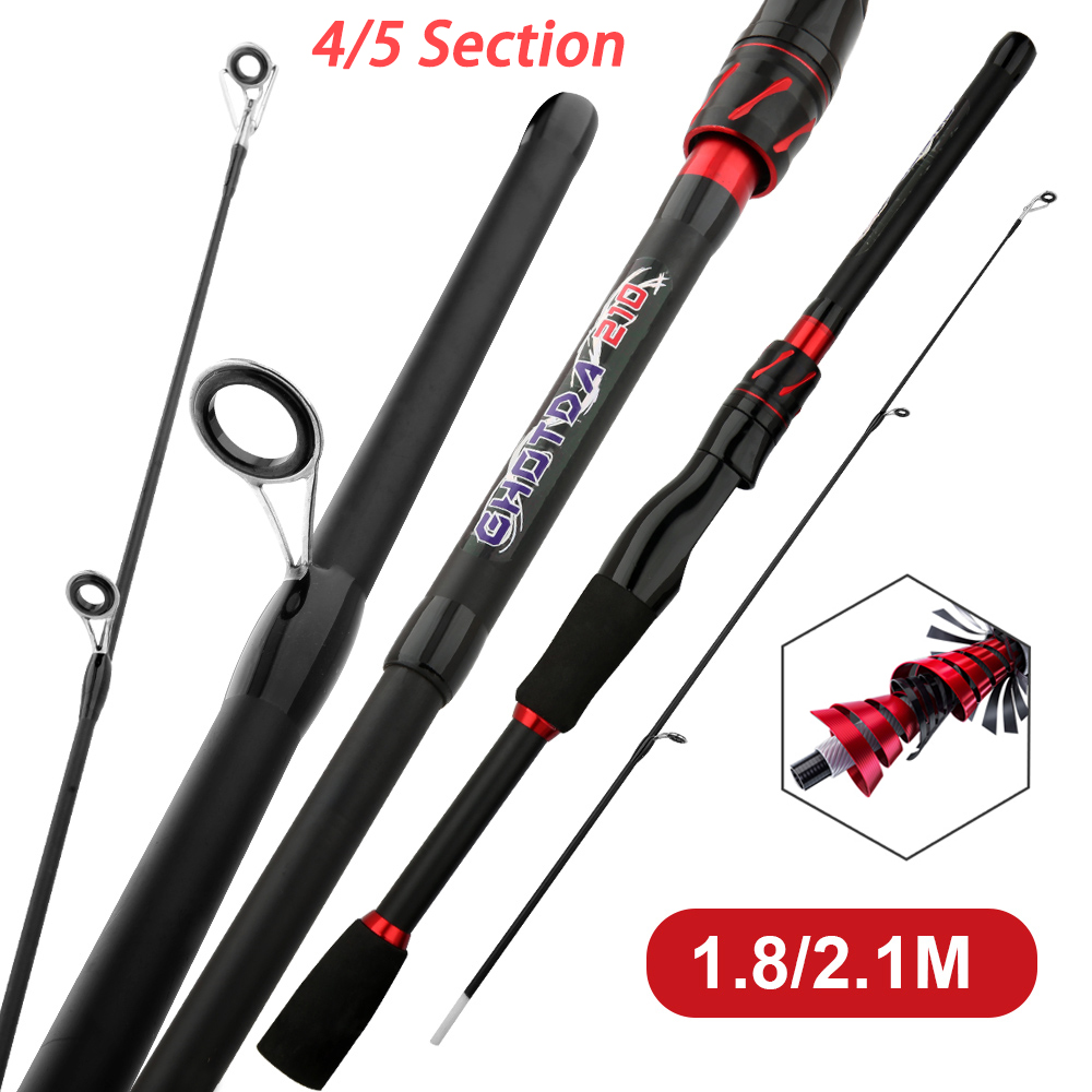 Fishing Rod Carbon Fiber - Joran Pancing Lure Test 3-15g Spinning