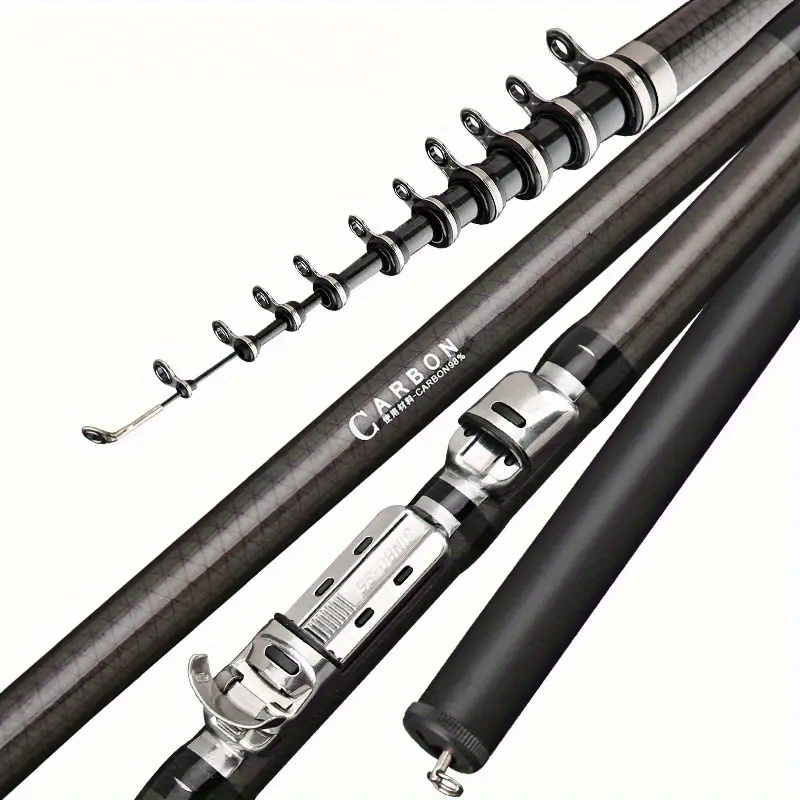 Fishing Rod Surf - Joran Pancing Teleskopik Serat Karbon 3.6-6.3m,