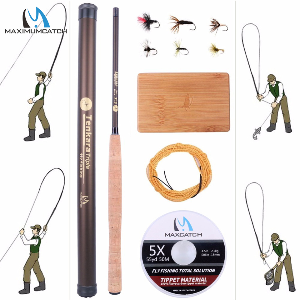 Fishing Rod Fly - Pakaian Batang Maximumcatching 9-13FT V-tenkara IM10/36T