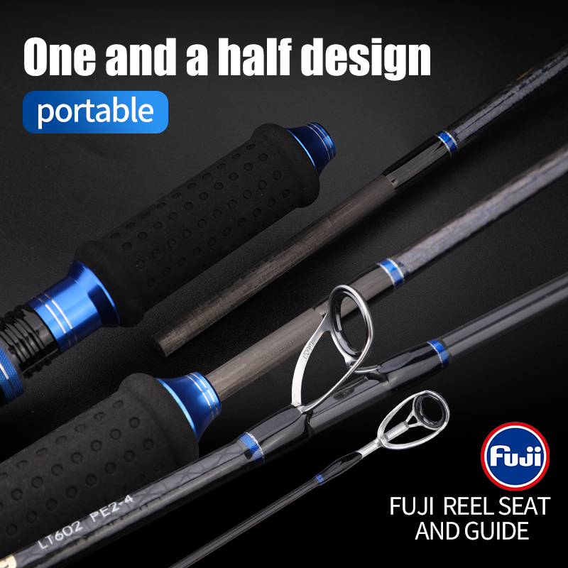 Fishing Rod Surf - ROLLFISH Premium 2 Bagian Serat Karbon