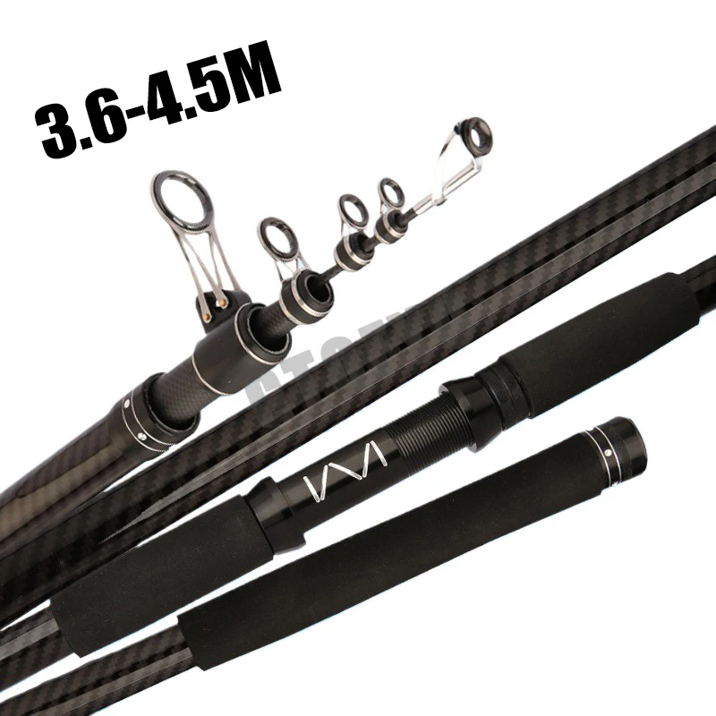 Fishing Rod Surf - Joran Pancing Teleskopik 3.6M-4.5M Karbon Portabel