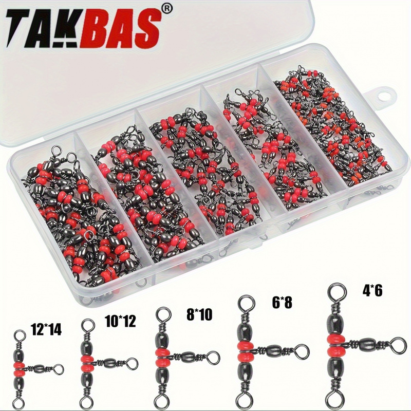 Fishing Rod Building Kit - Swivel Pancing 3 Arah, Dikemas dalam