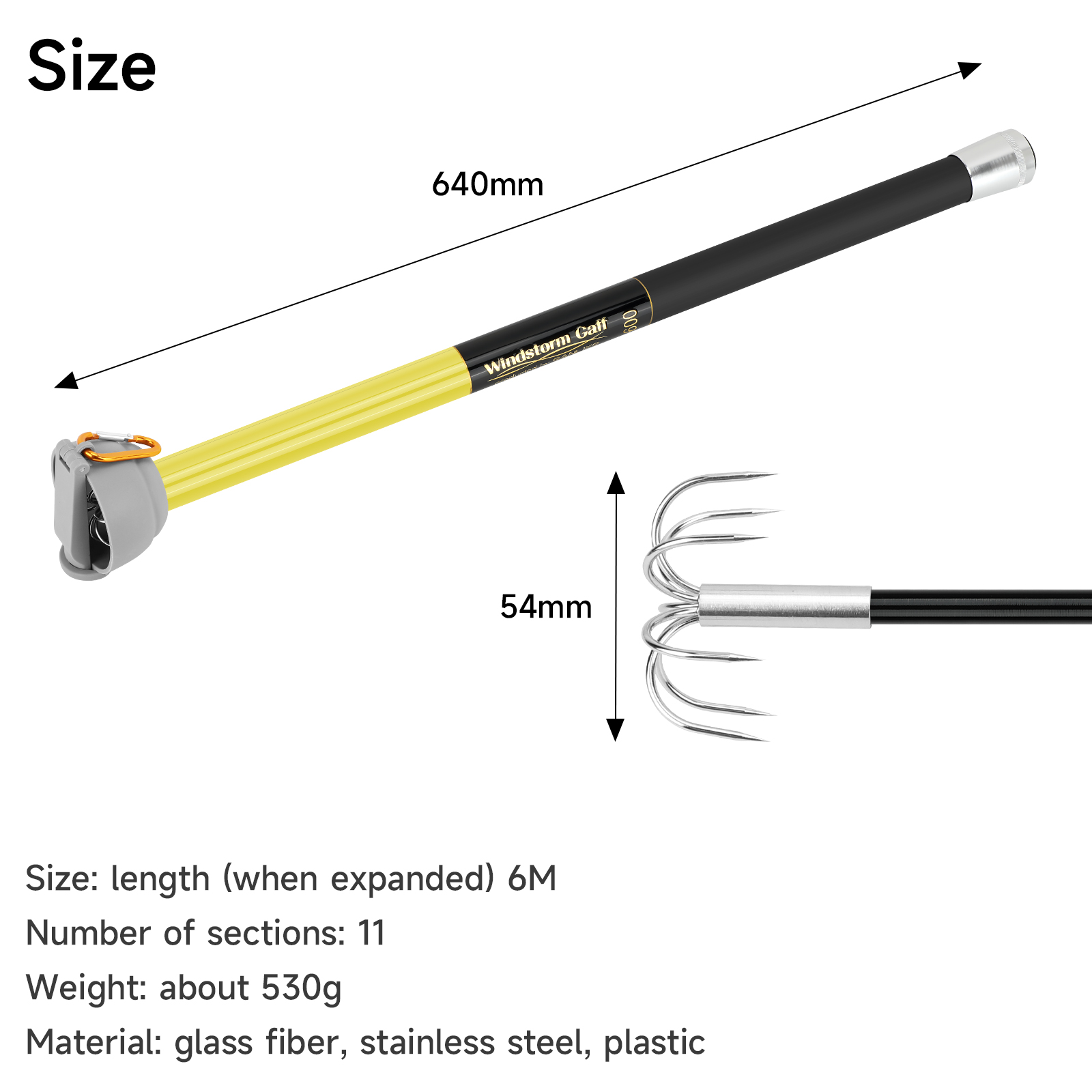 SANLIKE 6M Joran Cumi Teleskop - Fishing Rod Carbon Fiber ulasan dan harga