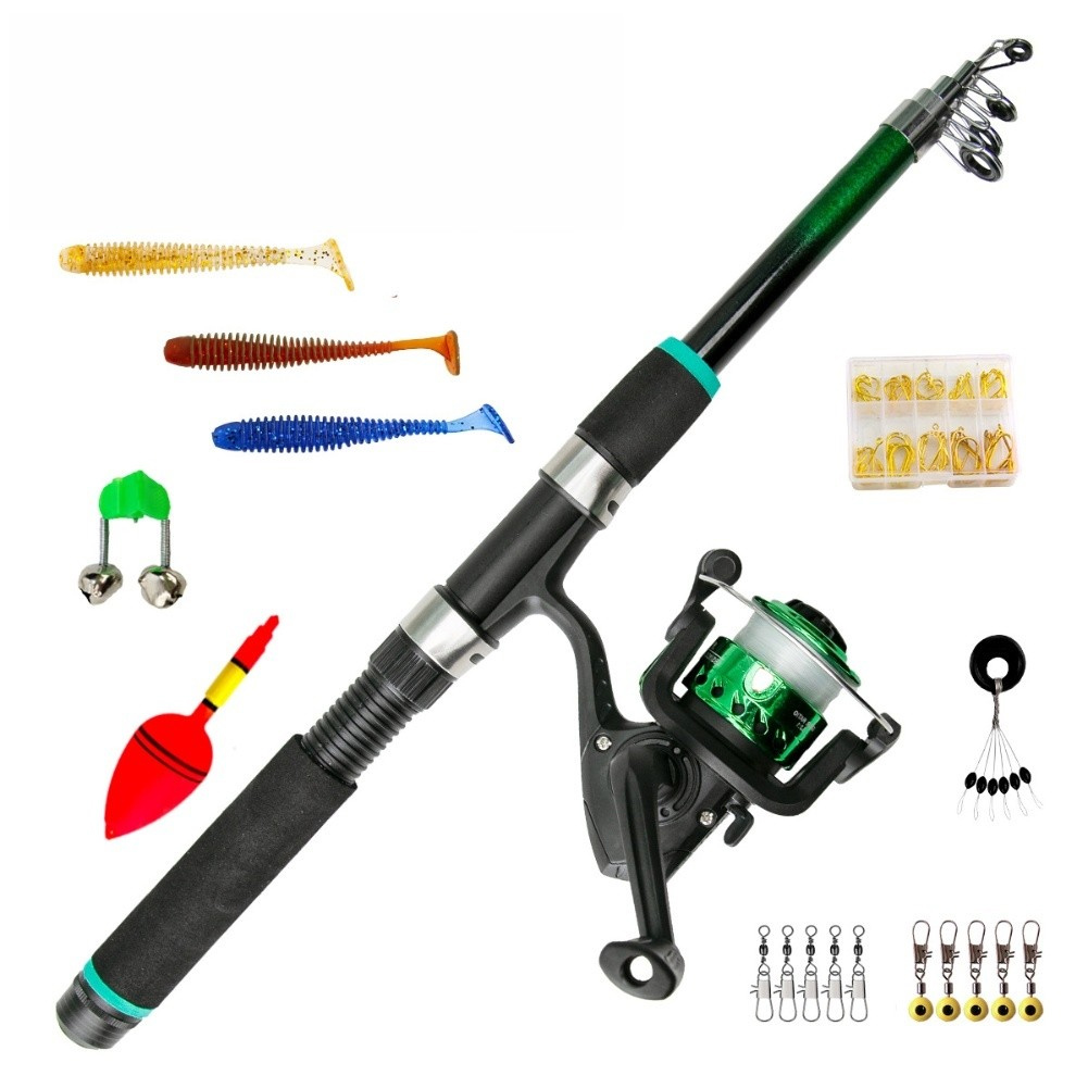 Joran Pancing Kompak dengan Re - Fishing Rod Case ulasan dan harga