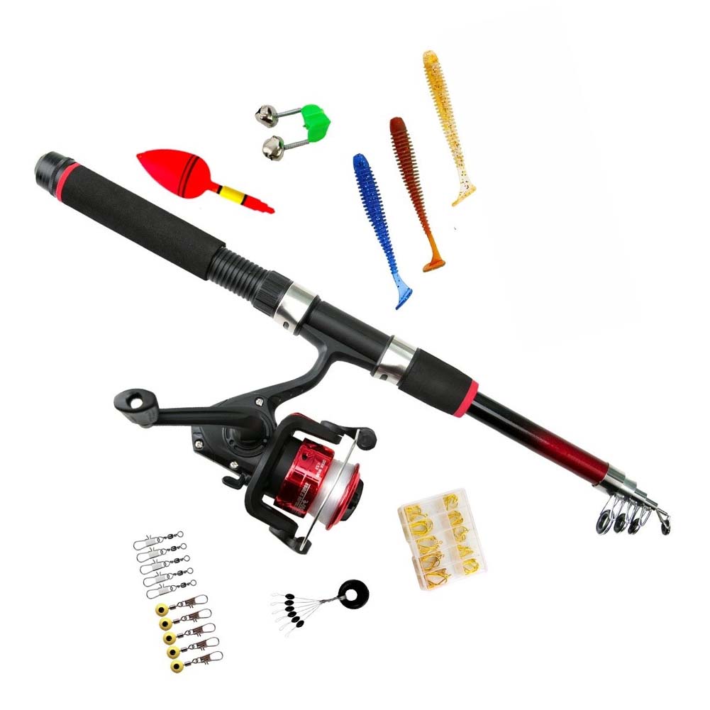 Joran Pancing Kompak dengan Re - Fishing Rod Case ulasan dan harga