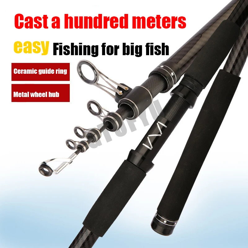 Joran Pancing Teleskopik 3.6M- - Fishing Rod Surf ulasan dan harga